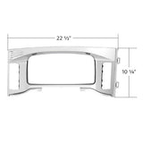 Freightliner Cascadia 2018+ Chrome Plastic Center Dash Instrument Bezel