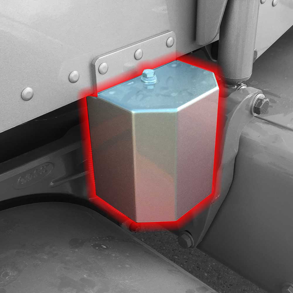Peterbilt 386, 389 Stainless Steel Air Bag Covers - Pair