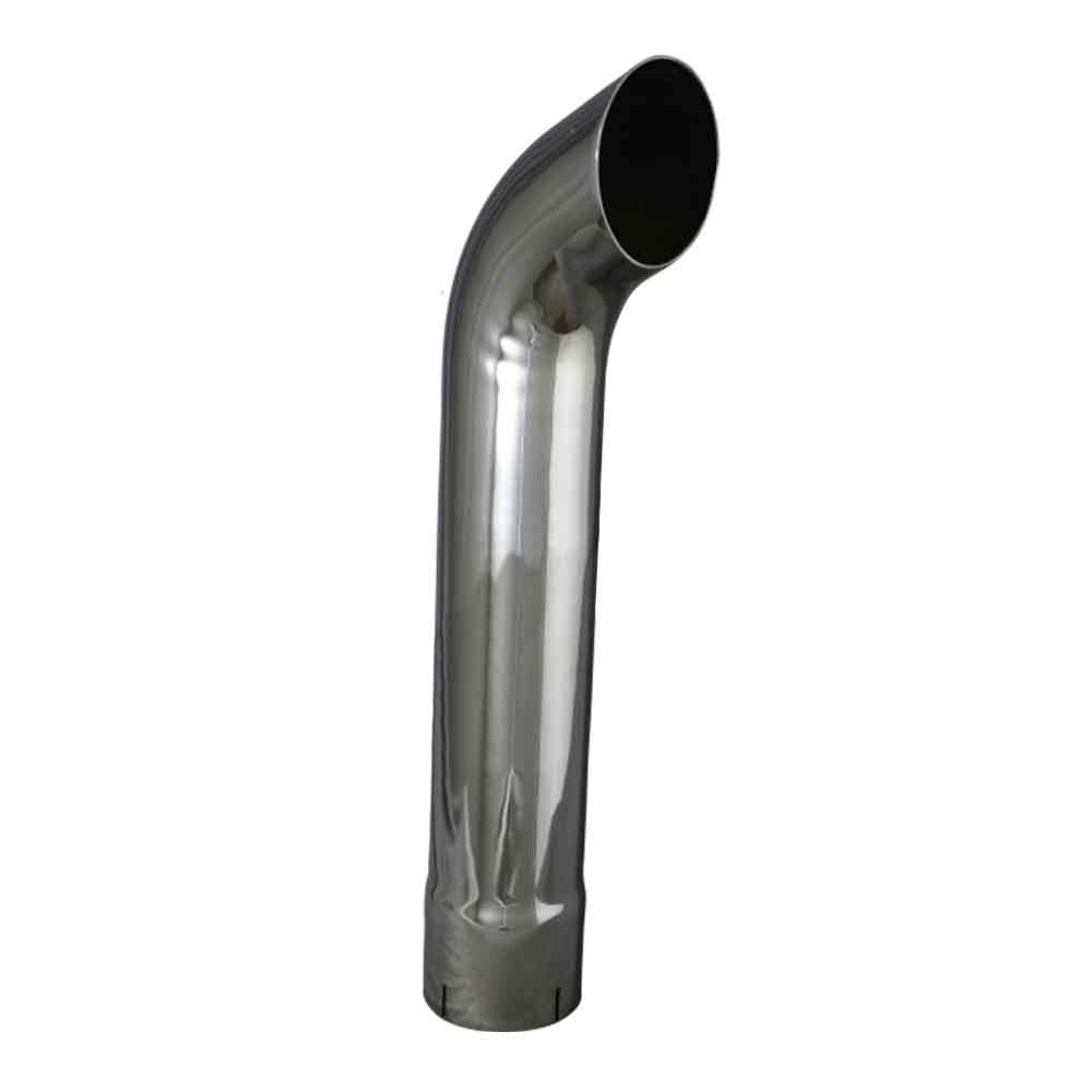3"D x 36"L Curved Chrome Stack