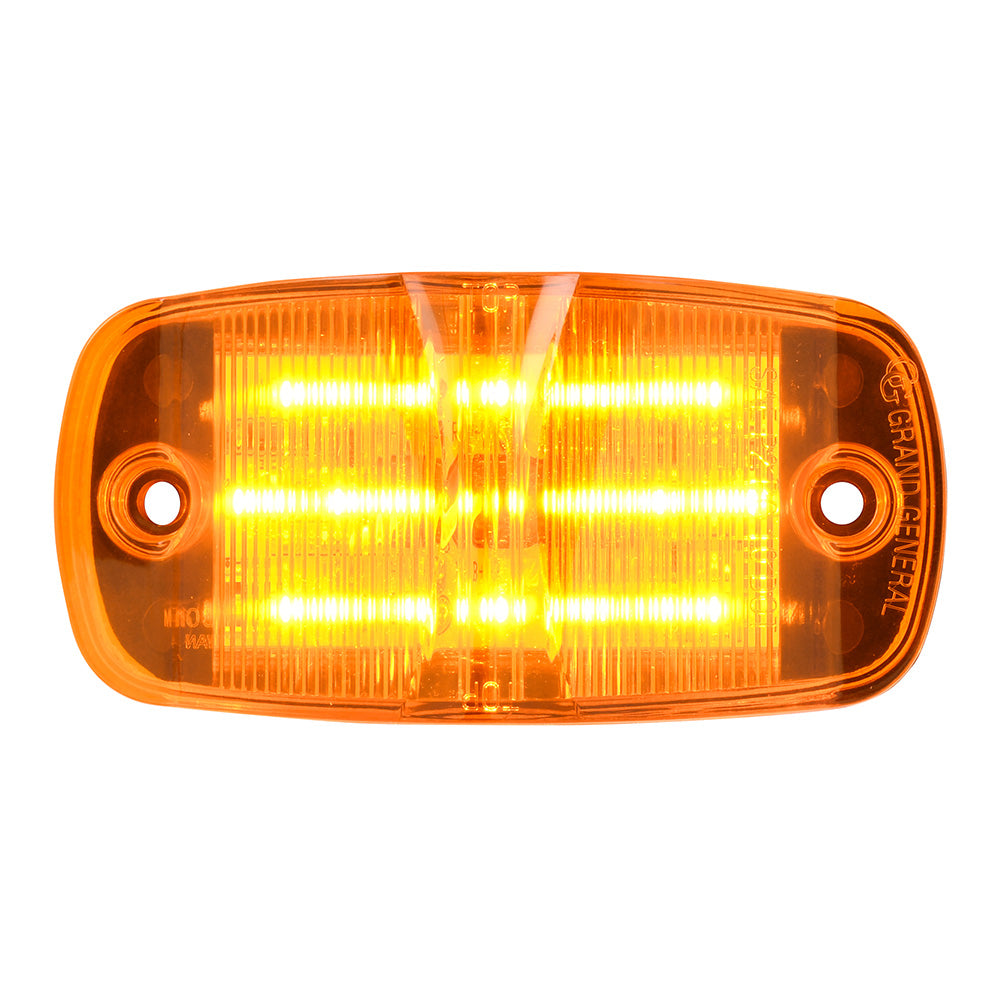 Rectangular Wide Angle Camel Back LED Light Single Function