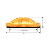 Rectangular Wide Angle Camel Back LED Light Single Function