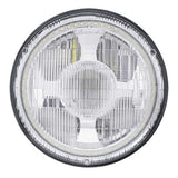 7" Ultralit High Power Projection LED Light with Dual Color LED Halo and Classic Style Lens
