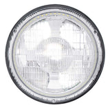 7" Ultralit High Power Projection LED Light with Dual Color LED Halo and Classic Style Lens