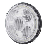 7" Ultralit High Power Projection LED Light with Dual Color LED Halo and Classic Style Lens