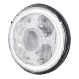 7" Ultralit High Power Projection LED Light with Dual Color LED Halo and Classic Style Lens