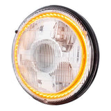 7" Ultralit High Power Projection LED Light with Dual Color LED Halo and Classic Style Lens