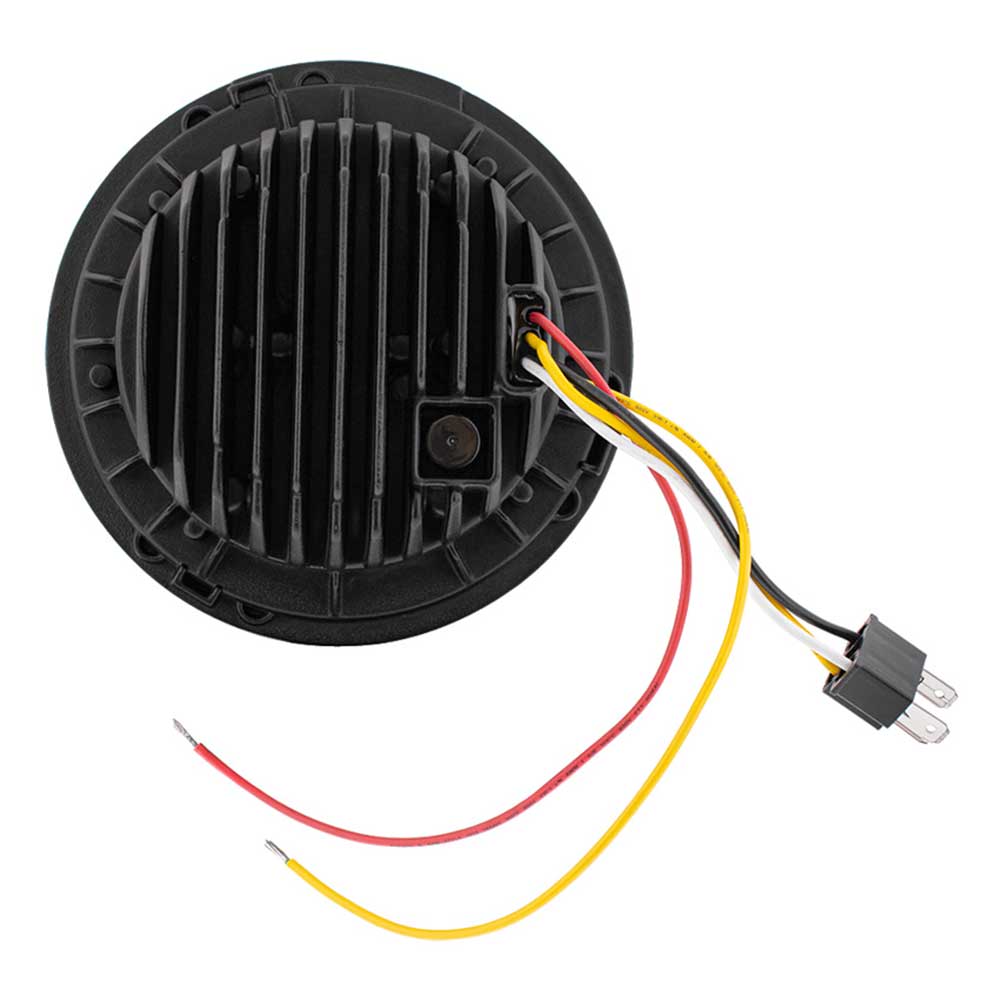 7" Ultralit High Power Projection LED Light with Dual Color LED Halo and Classic Style Lens