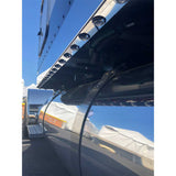 Peterbilt 389 36"/44" Sleeper Panel 4-1/2" Drop Full Wrap with 3/4" Amber/Clear LED Lights