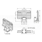 86" Cab Rack with 50 Gallon Hydraulic Tank
