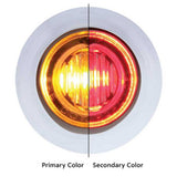 3/4" 3 LED Mini Double Fury Dual Color Marker Light