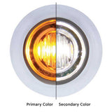 3/4" 3 LED Mini Double Fury Dual Color Marker Light