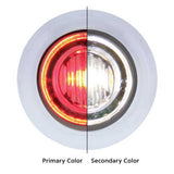3/4" 3 LED Mini Double Fury Dual Color Marker Light