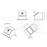 Smooth 20" x 18" x 22" Boot Box