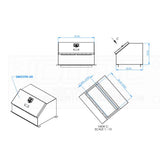 Smooth 30" x 18" x 22" Boot Box