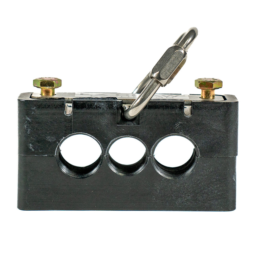 EZ Claw Hose & Cable Block with Three 3/8" Openings