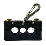 EZ Claw Hose & Cable Block with Three 3/8" Openings and Swivel