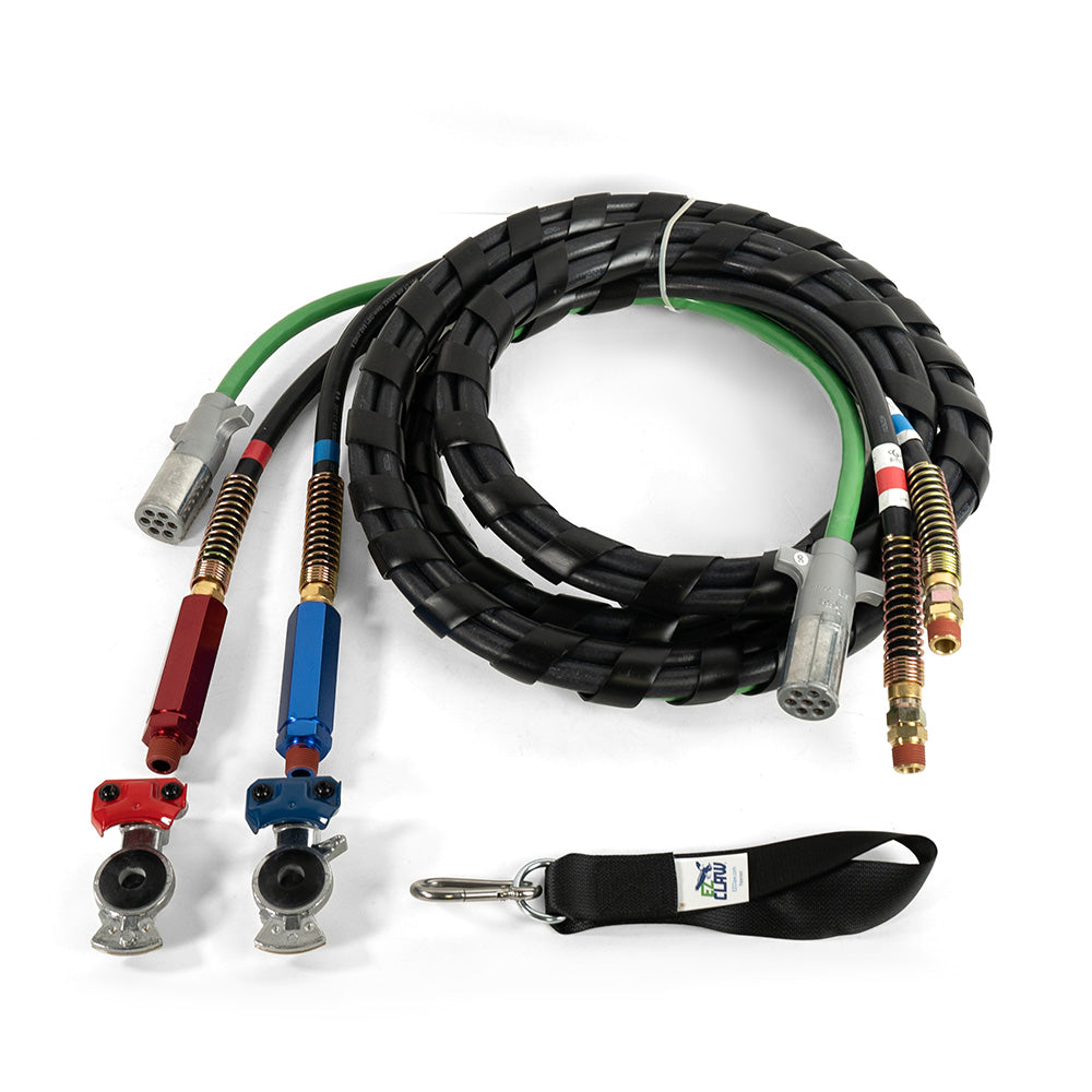 EZ Claw 3-in-1 Air Line Set with Aluminum Handles, Glad Hands and Sling