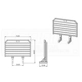 76" x 68" Standard Cab Rack