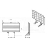 86" x 68" Standard Cab Rack