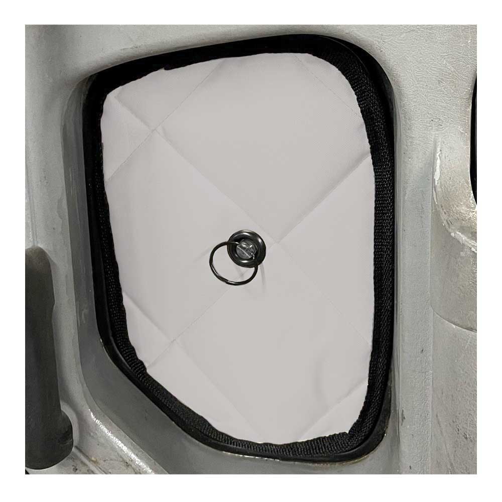 ZenEclipse Peterbilt 300 Series Gray Door Window Set with Peeper