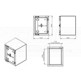 Checker 24" x 30" x 24" Cam Lock Toolbox