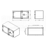 Checker 48" x 24" x 24" Cam Lock Toolbox