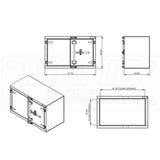 Checker 48" x 30" x 24" Cam Lock Toolbox