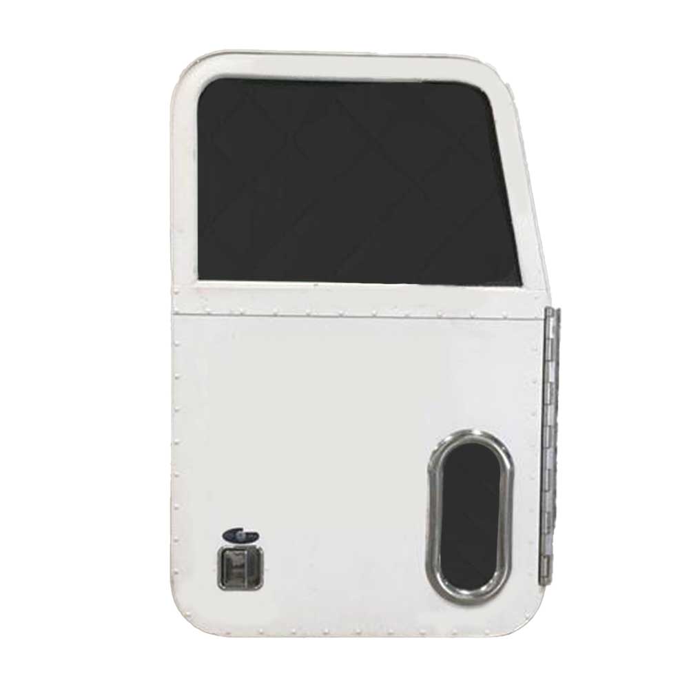 ZenEclipse Peterbilt Black Door Window Set with Peeper Cover