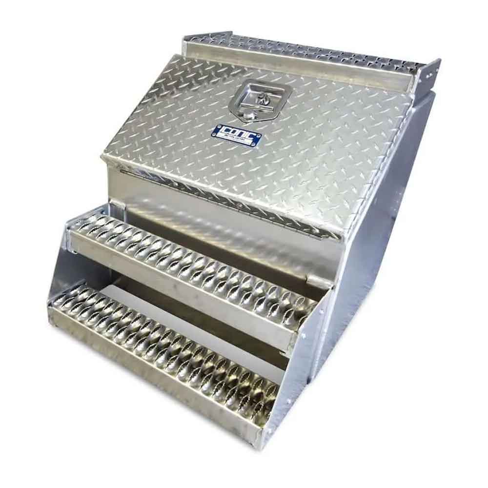 30" Checker Plate Step Box