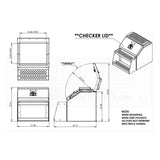 22" Big Mouth Diamond Plate Step Box