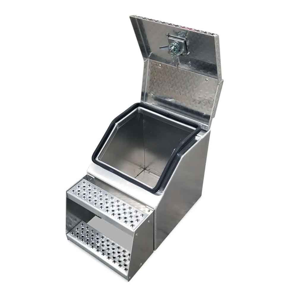 22" Big Mouth Diamond Plate Step Box