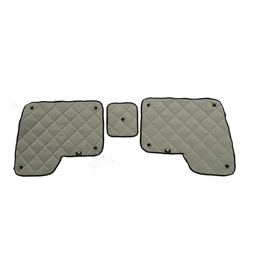 ZenEclipse Kenworth Gray Door Window Sets with Peeper