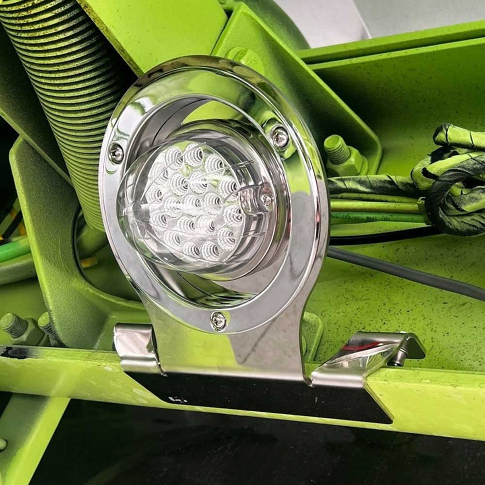 45 Degree Downward Facing Stainless Steel Light Bracket for 4" Round Lights