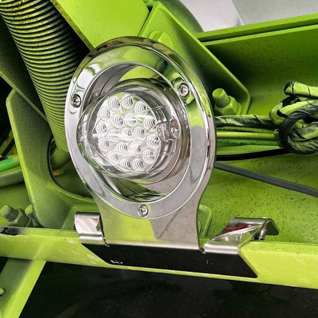 45 Degree downward facing stainless steel light bracket for 4" round lights