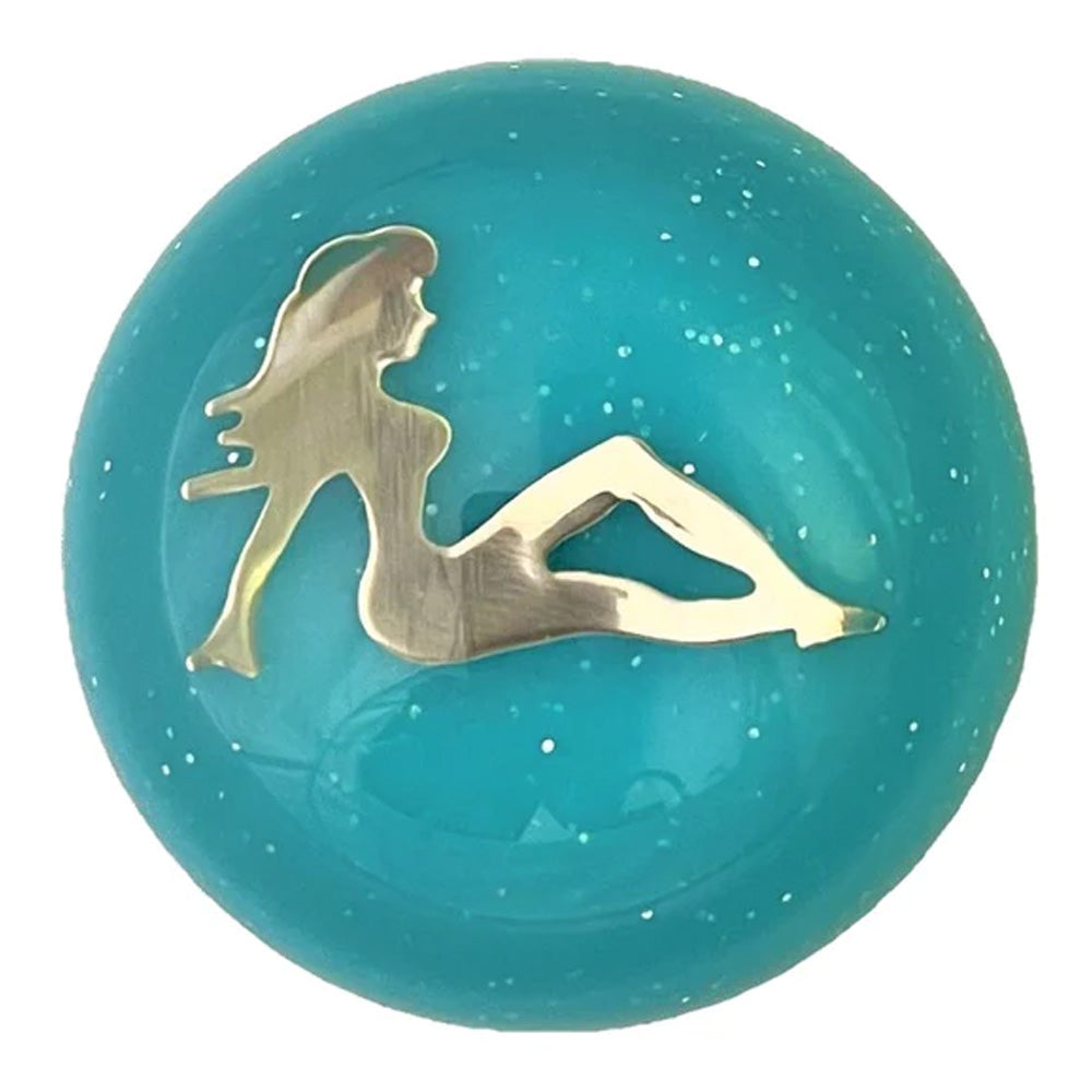 Chrome Lady Glitter Air Brake Knob