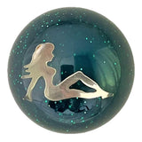 Chrome Lady Glitter Air Brake Knob