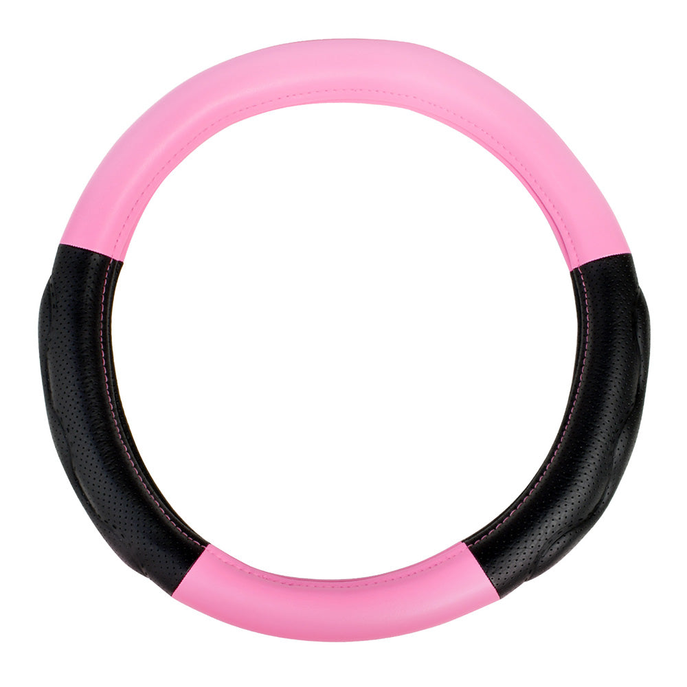 18" Deluxe Steering Wheel Cover With Grips