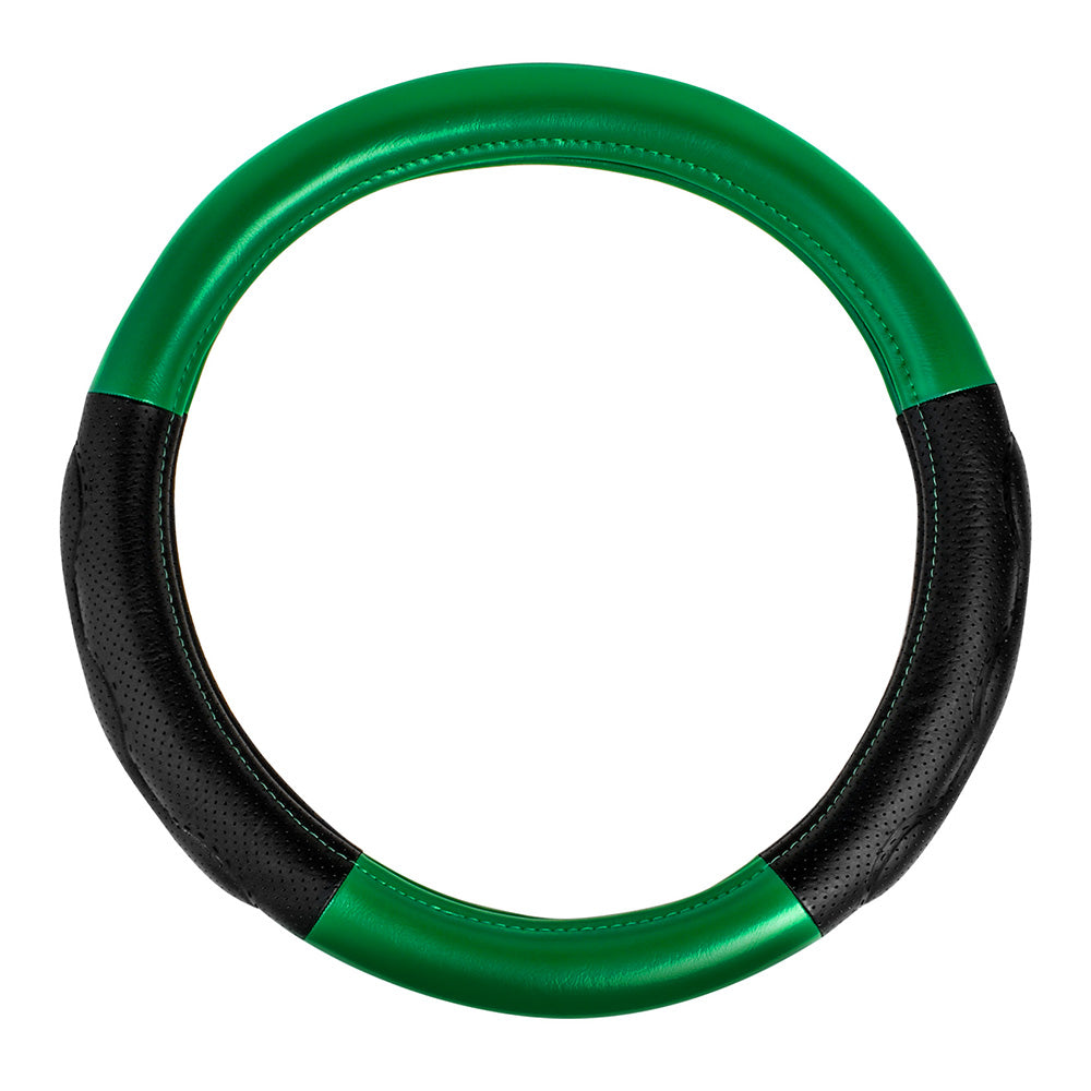 18" Deluxe Steering Wheel Cover With Grips