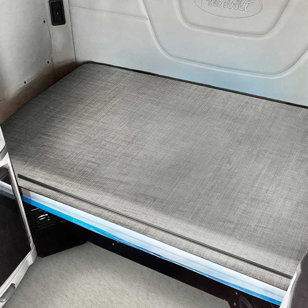 32" x 80" Grey Mattress Cover with Zip Up Closure