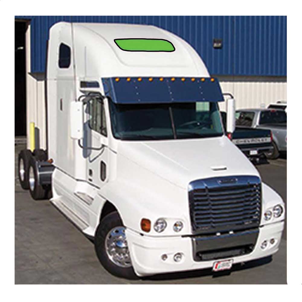 Freightliner Coronado 122, 132, Century ZenEclipse Sunroof Window Cover - Black