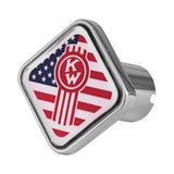 Kenworth Logo with USA Flag Tractor/Trailer Air Valve Knobs