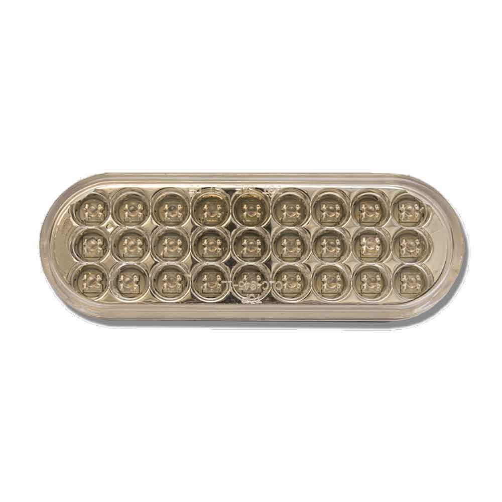 21 LED 6" Red Oval Light