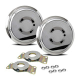 22-1/2" Front Twist & Lock Stainless Steel Axle Covers