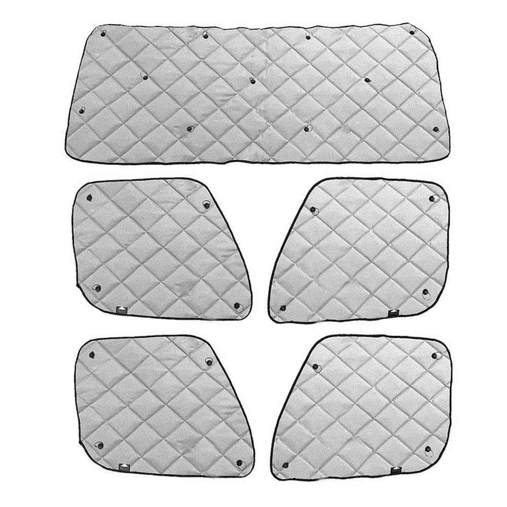 ZenEclipse Freightliner Front and Back Row Black Window Cover Sets - 5 Piece
