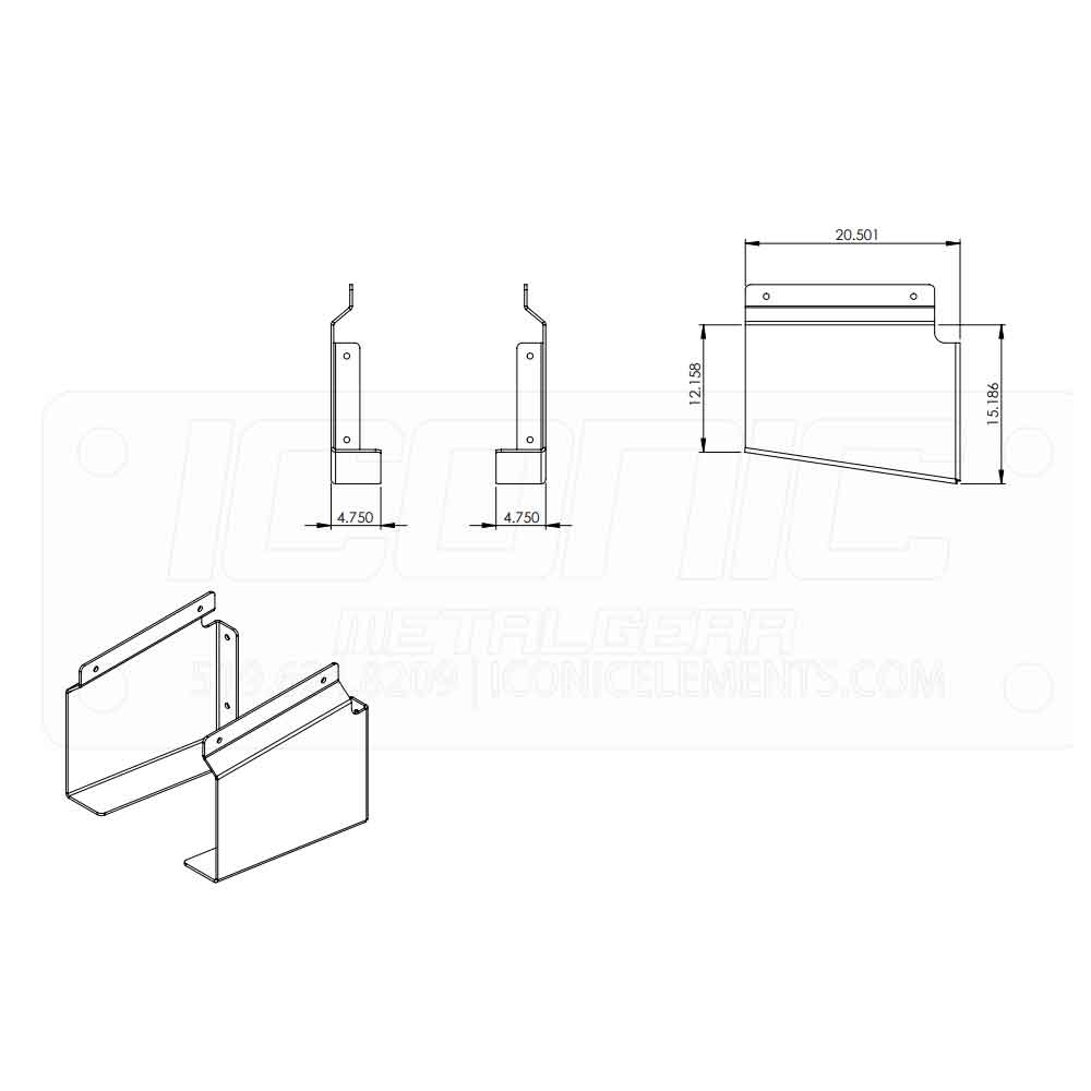 Drop Deck Wood Holder