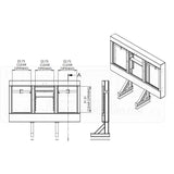 86" x 68" x 8 Enclosed Cab Rack