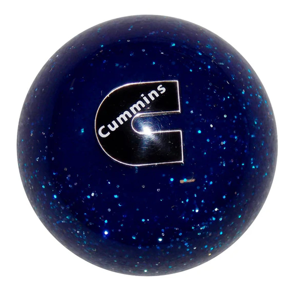 Blue Cummins Glitter Air Brake Knob