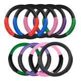 18" Deluxe Steering Wheel Cover With Grips