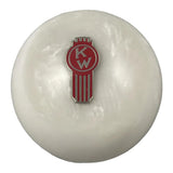 Kenworth Old Style Logo Pearl Airbrake Knob