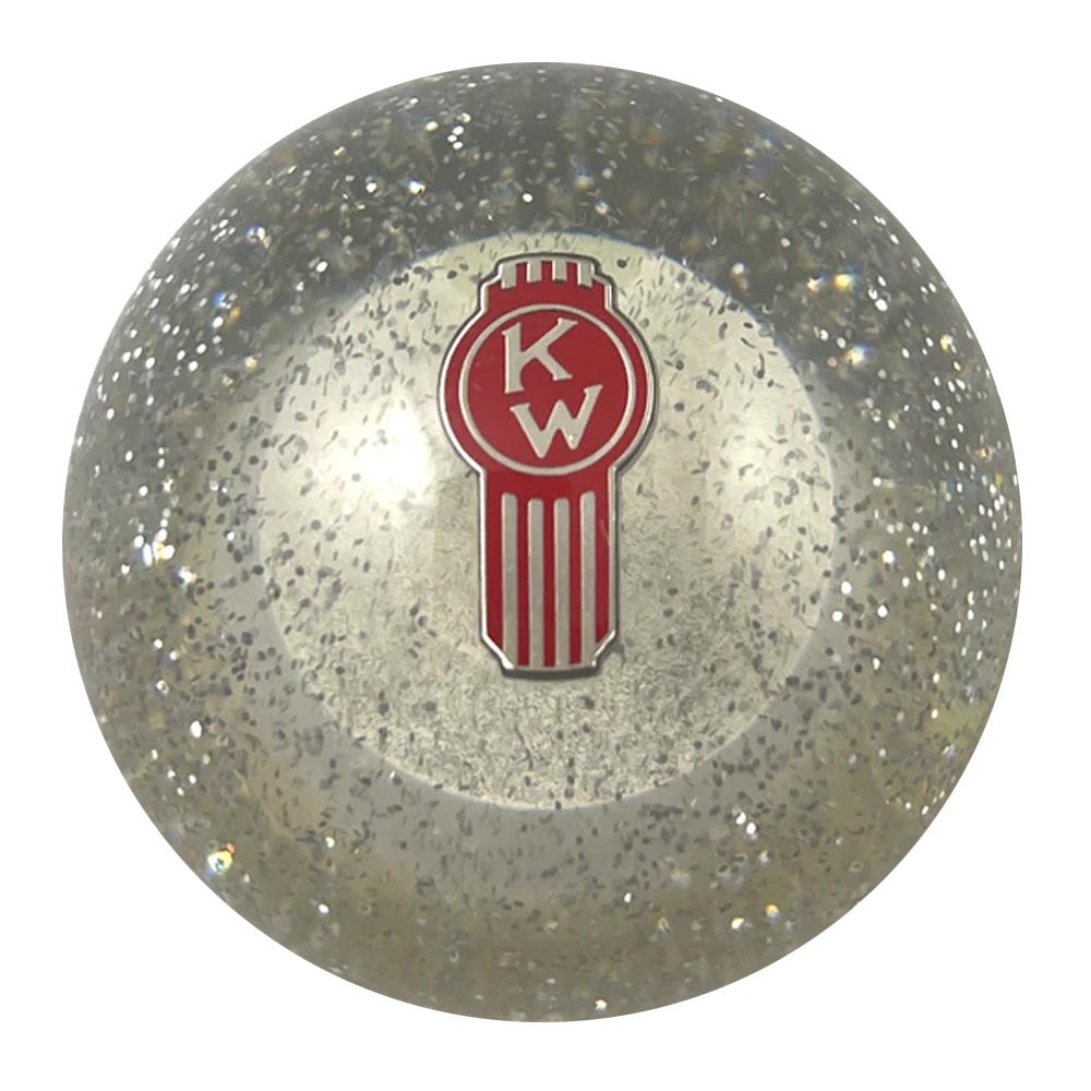Kenworth Old Style Logo Glitter Air Brake Knob